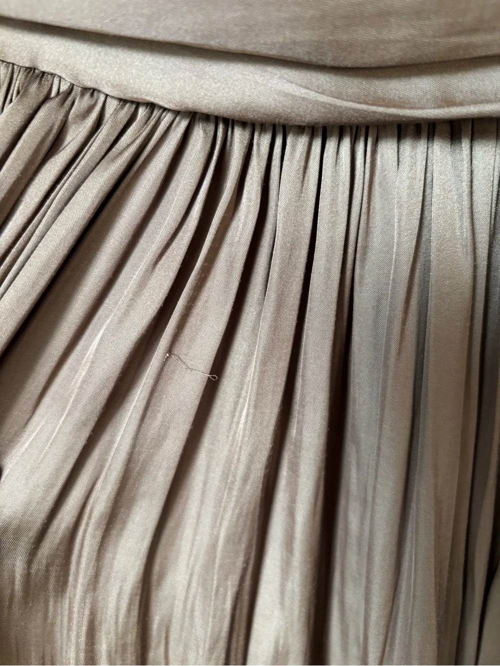 Point Sur for J. Crew Olive Green(ish) Pleated Maxi Skirt